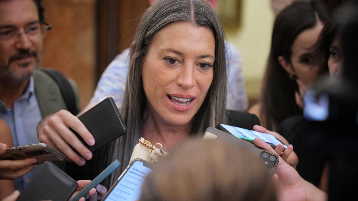 La portavoz de Junts en el Congreso, Miriam Nogueras