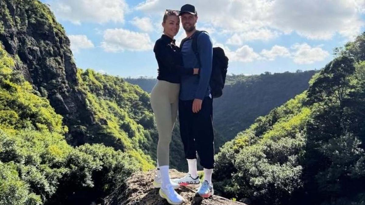 Fabian Hürzeler y Anna Karolin Berger, en una imagen publicada en redes sociales