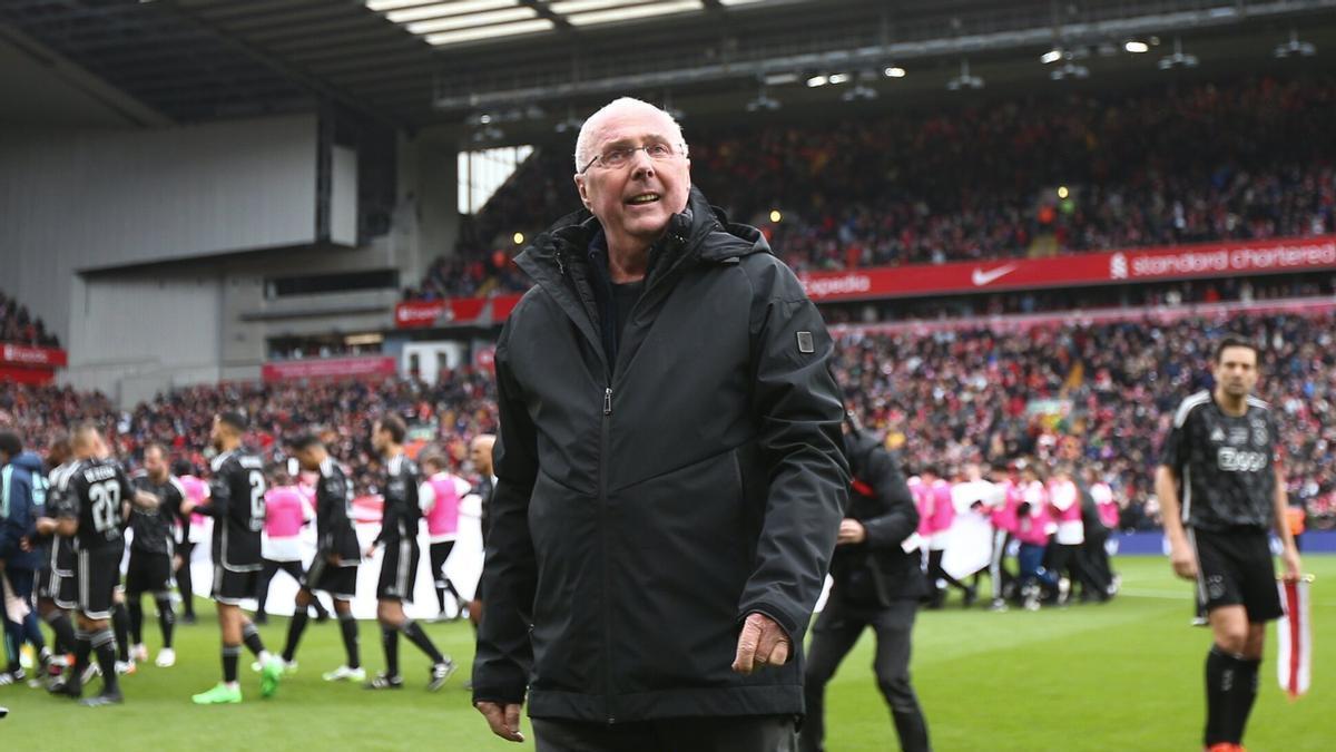 Sven-Göran Eriksson, durante un homenaje este pasado marzo.