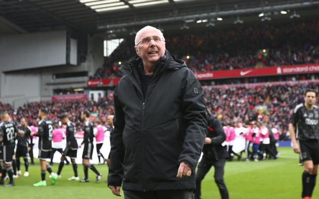 Sven-Göran Eriksson, durante un homenaje este pasado marzo.