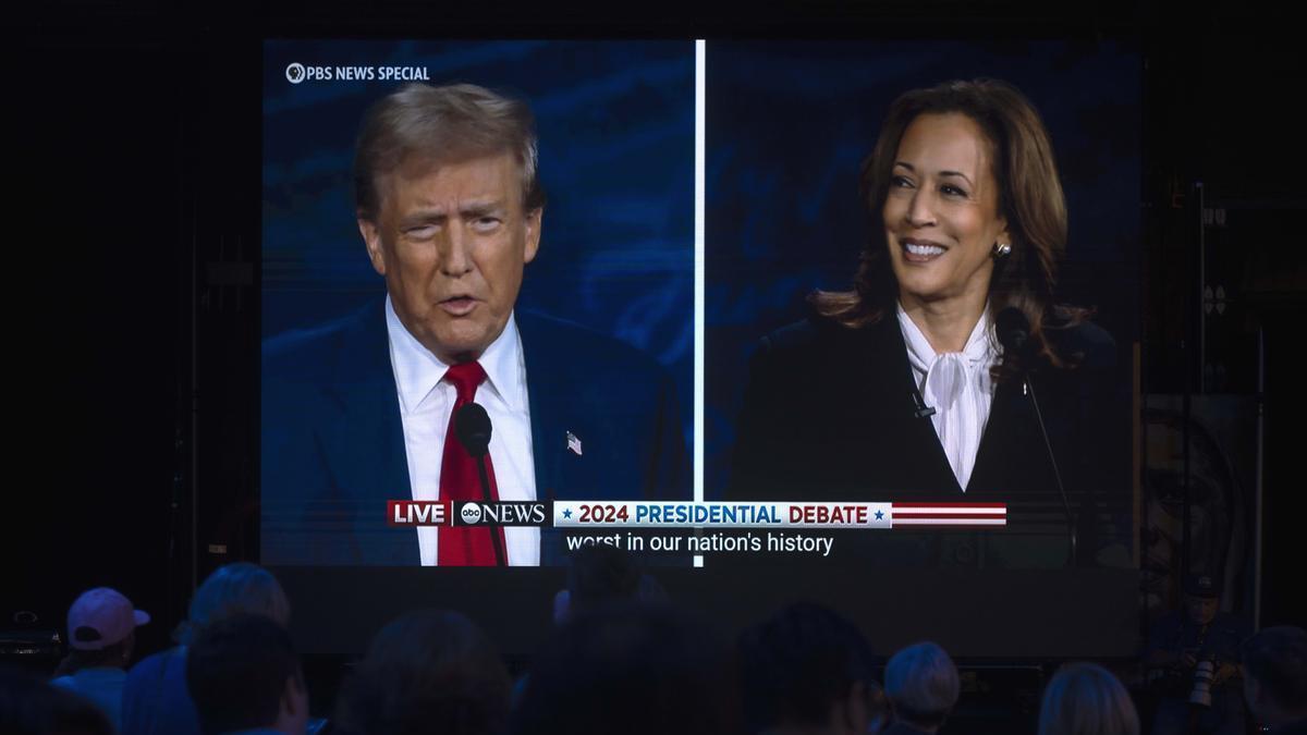 Los candidatos republicano y demócrata, Donal Trump y Kamala Harris.