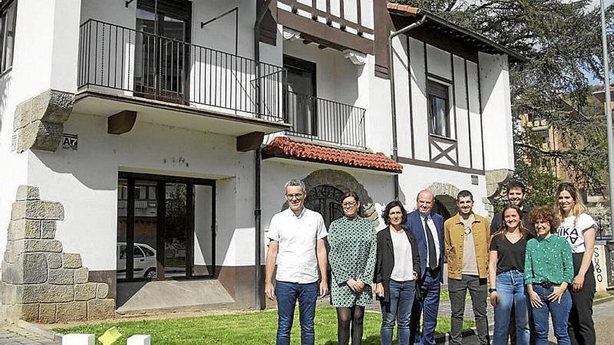 Reunión que se llevó a cabo ayer en el edificio Oriaburu. | FOTO: N.G.