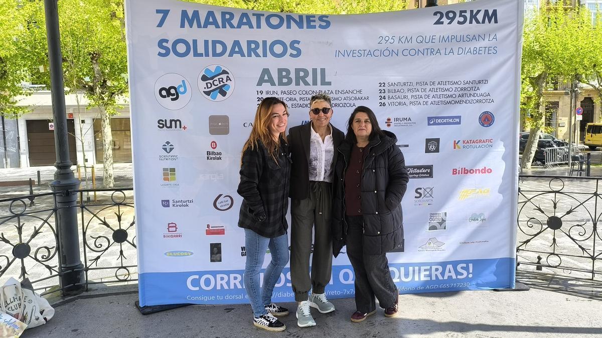 Irun acoge la primera prueba del reto solidario "7x7x7 por la diabetes"