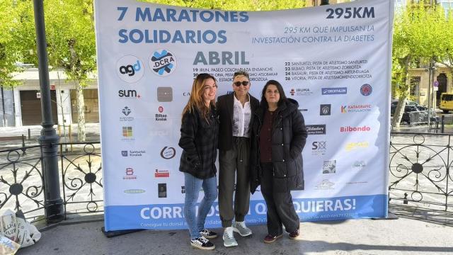 Irun acoge la primera prueba del reto solidario "7x7x7 por la diabetes"