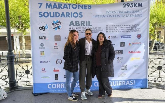 Irun acoge la primera prueba del reto solidario "7x7x7 por la diabetes"