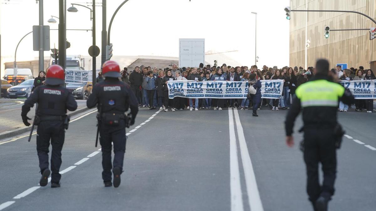 La huelga general del 17 de marzo, en imágenes