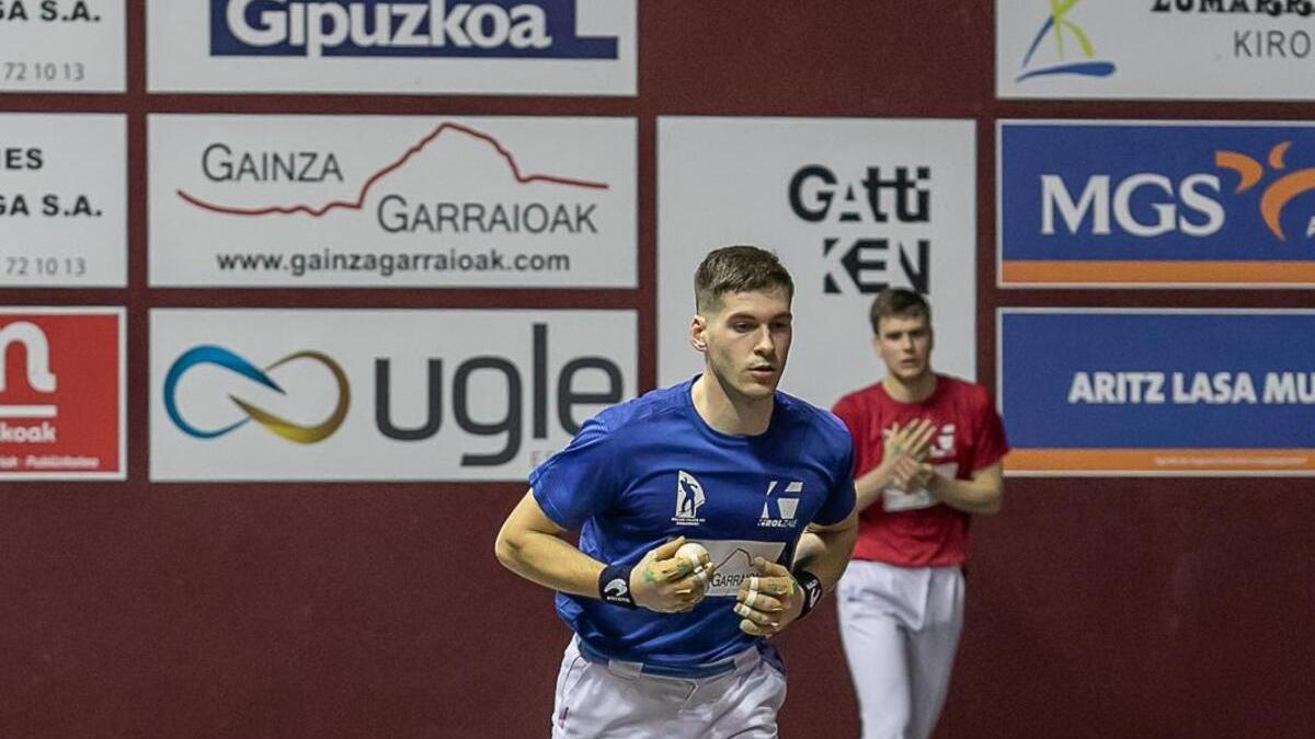 Oier Hormaetxe, en un encuentro anterior.