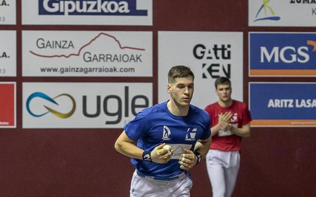 Oier Hormaetxe, en un encuentro anterior.