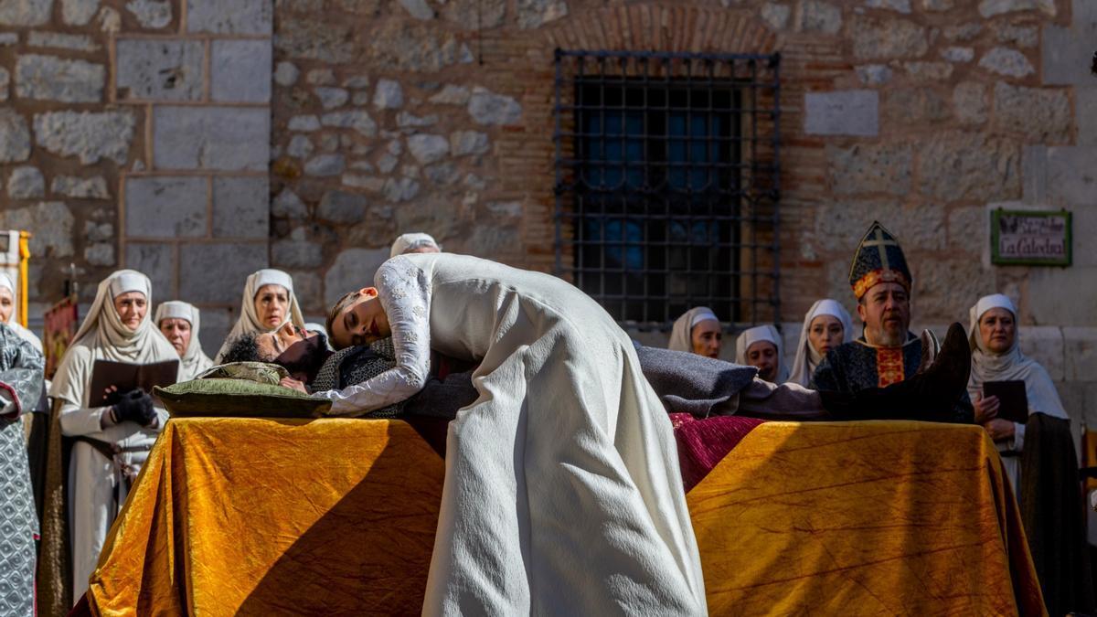 Escena de 'Las Bodas de Isabel', una Fiesta considerada de Interés Turístico en Teruel.