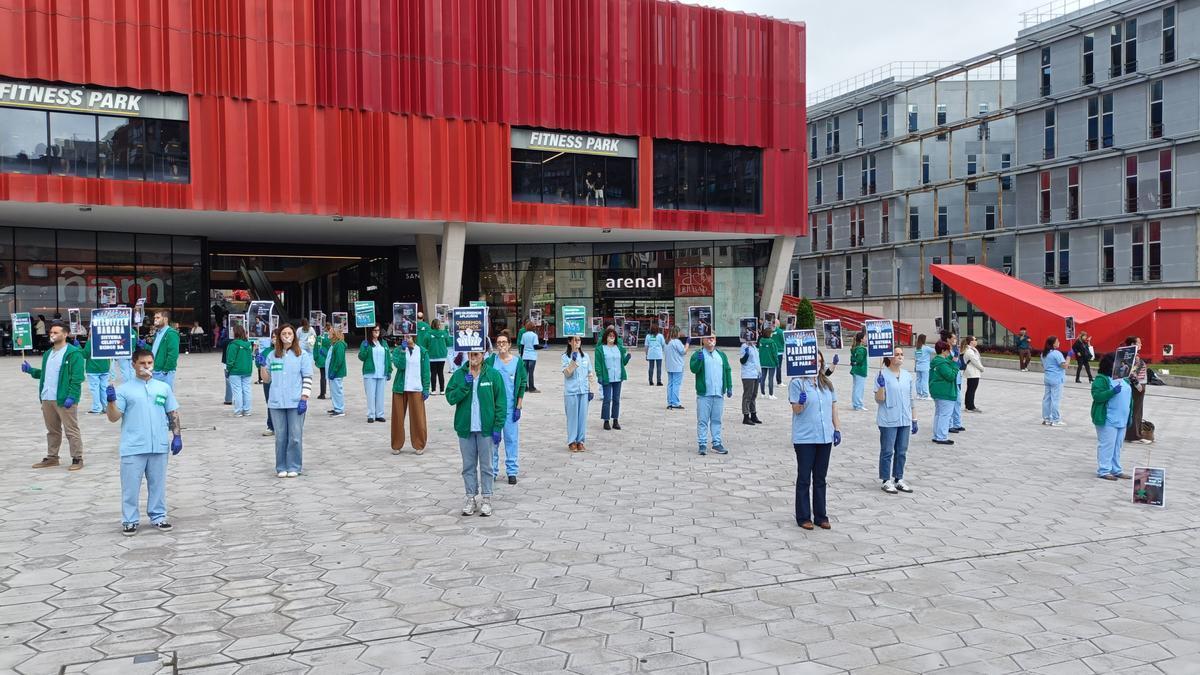 Movilización de Satse Euskadi.