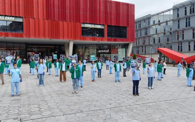 Movilización de Satse Euskadi.