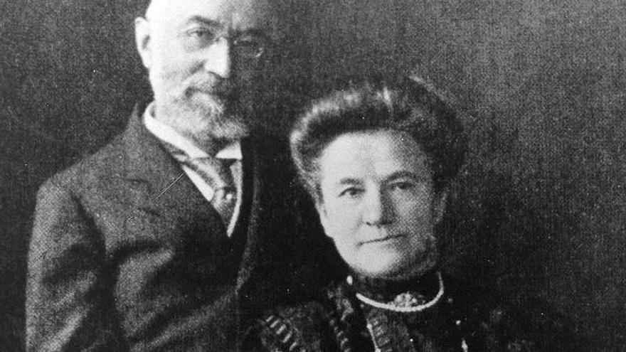 Isidor e Ida Straus, fallecidos en el hundimiento del Titanic.