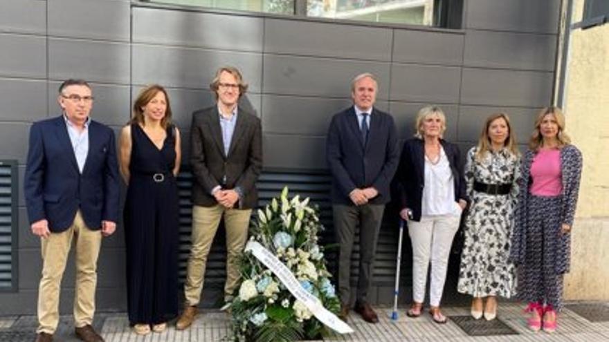 Homenaje a Giménez Abad, en el lugar que fue asesinado en 2001