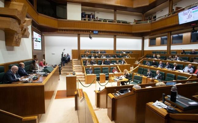El pleno del Parlamento Vasco de este jueves