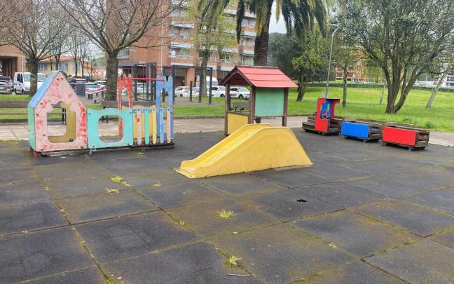 Parque de Marianton en Zumaia.