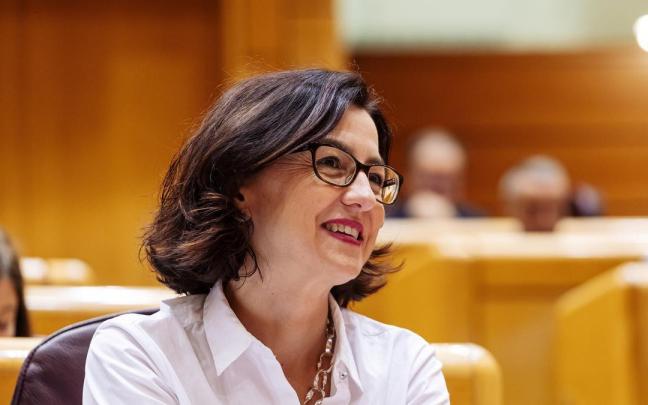 La portavoz del PSOE en el Senado, Eva Granados.