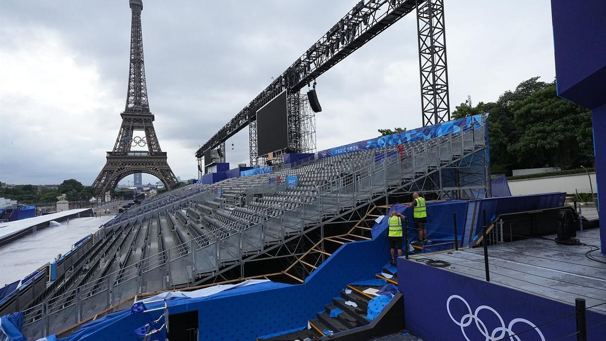 París se prepara para acoger los Juegos Olímpicos.