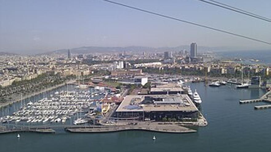 Zona del puerto de Barcelona donde ha ocurrido el suceso