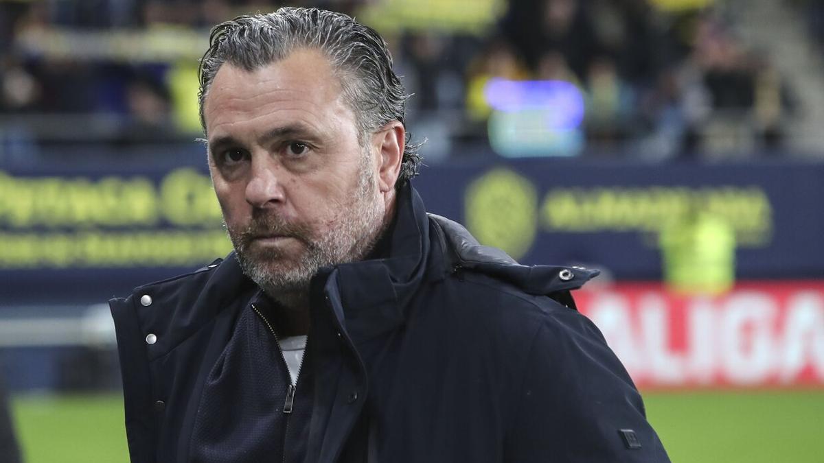 Sergio, antes del partido de este jueves en Cádiz. / ROMÁN RÍOS