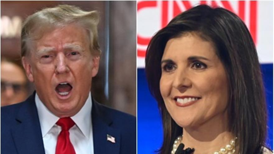 Trump y Haley.