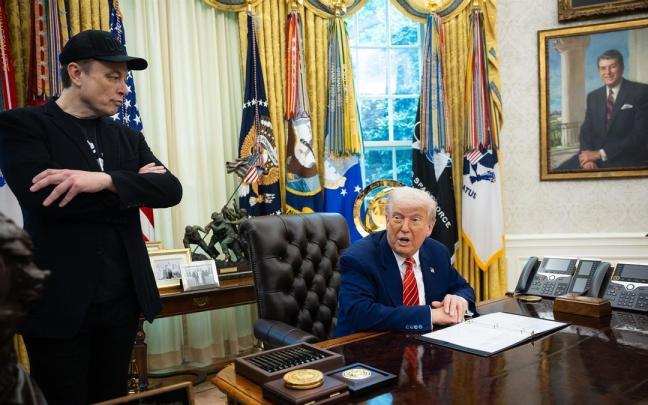Elon Musk y Donald Trump, en el Despacho Oval. / EP Elon Musk y Donald Trump, en el Despacho Oval.