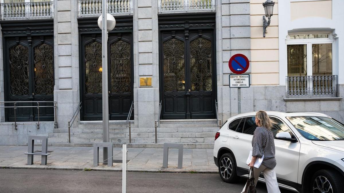 La jueza Clara Martínez de Careaga a su llegada al Consejo General del Poder Judicial.