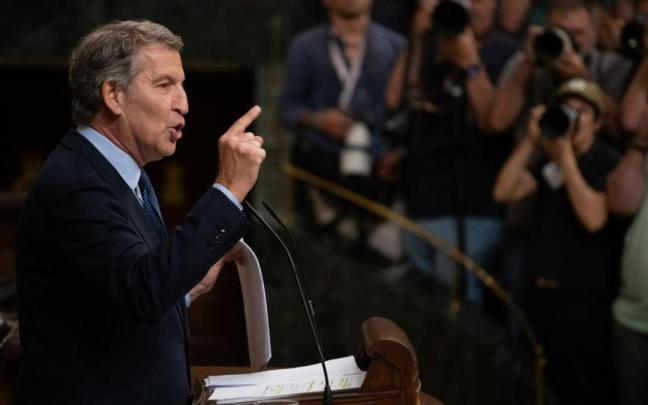 El presidente del Partido Popular, Alberto Núñez Feijóo.