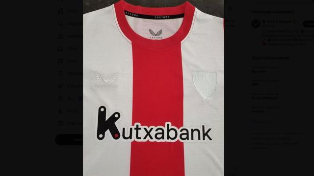 La imitación de la camiseta retro del Athletic.