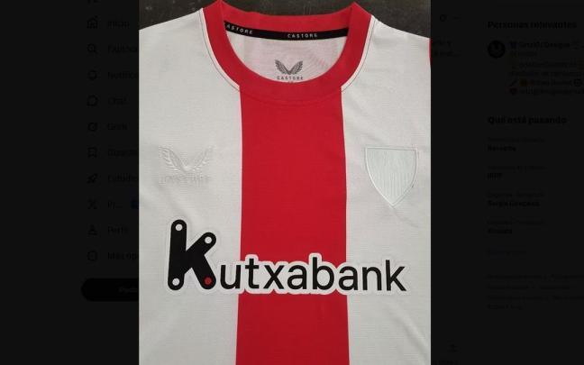 La imitación de la camiseta retro del Athletic.