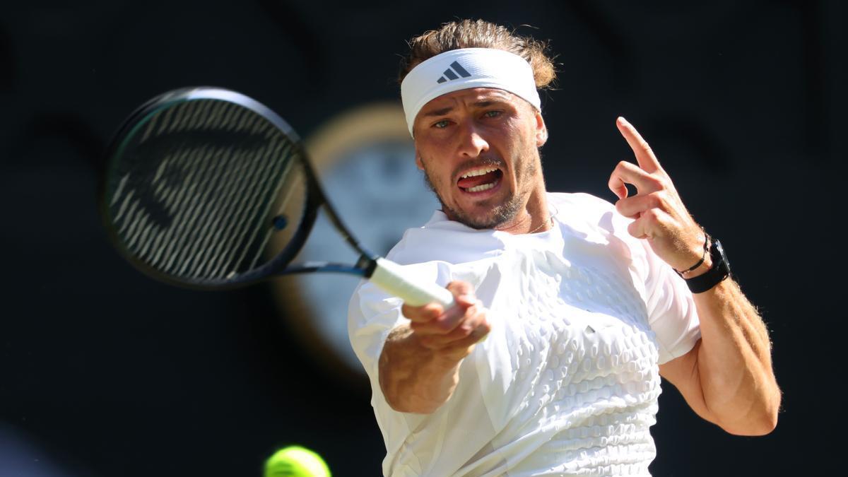 Alexander Zverev, en acción.