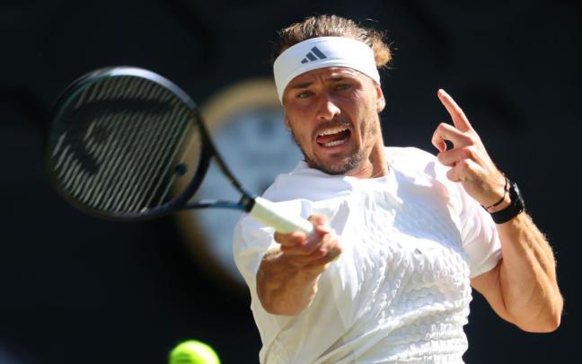 Alexander Zverev, en acción.
