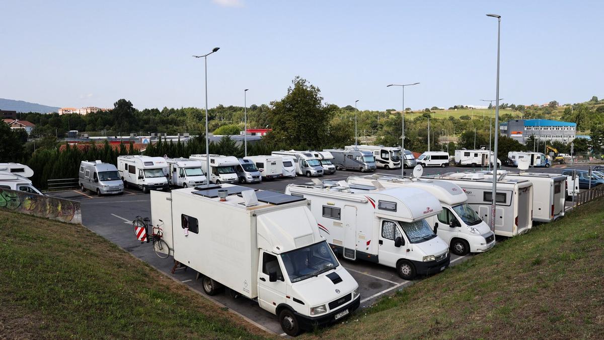 Área de autocaravanas de Berango.