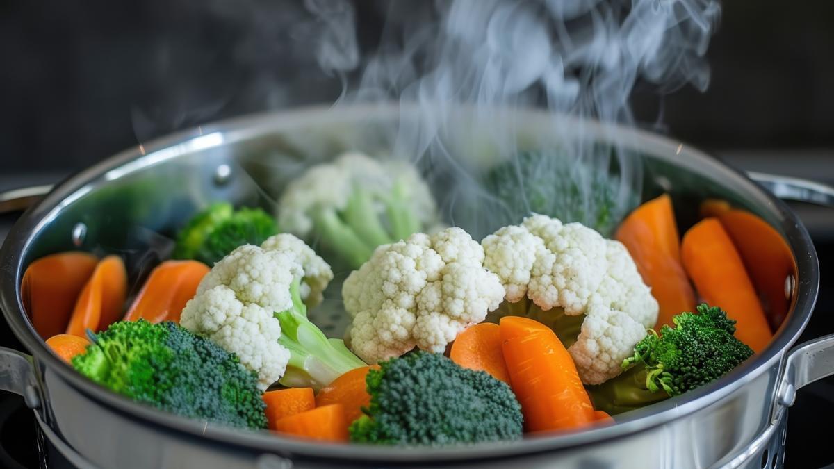 La cocción al vapor permite cocinar sano sin renunciar al sabor.