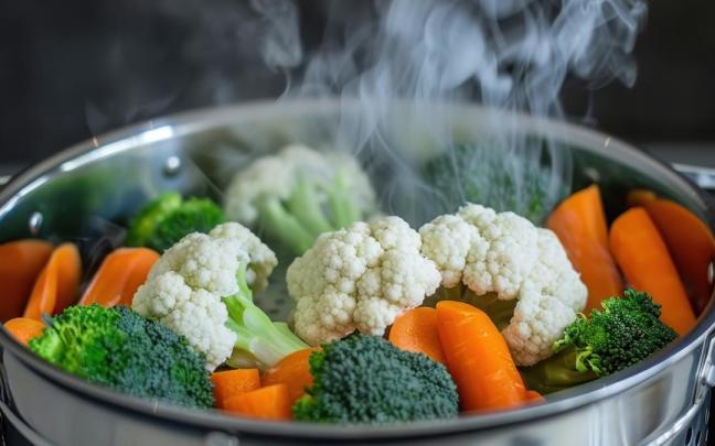 La cocción al vapor permite cocinar sano sin renunciar al sabor.