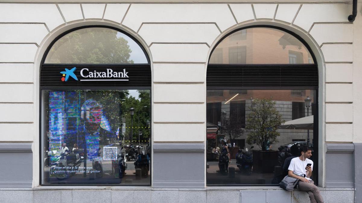 Una oficina de Caixabank.