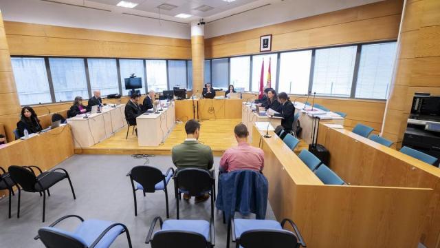 Los acusados en la primera jornada del juicio por el 'caso Vivotecnia'.