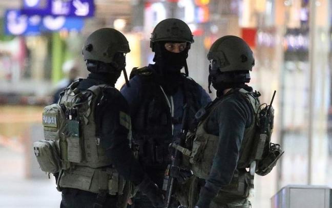 Despliegue policial en Alemania.