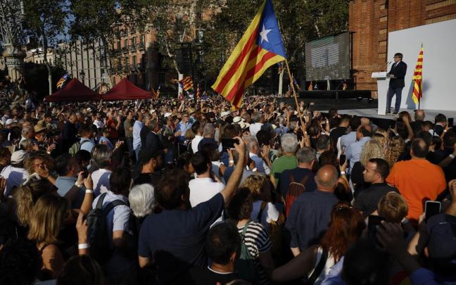 Puigdemont regresa a Catalunya siete años después