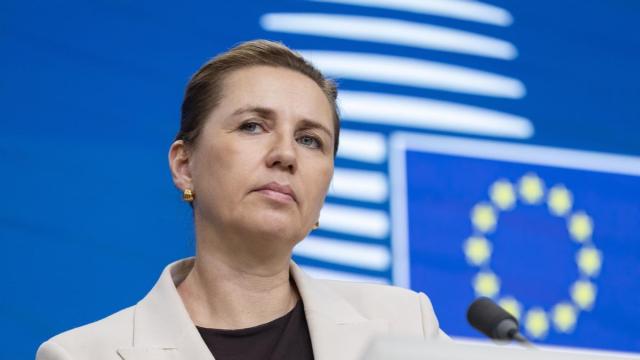 La primera ministra danesa, Mette Frederiksen