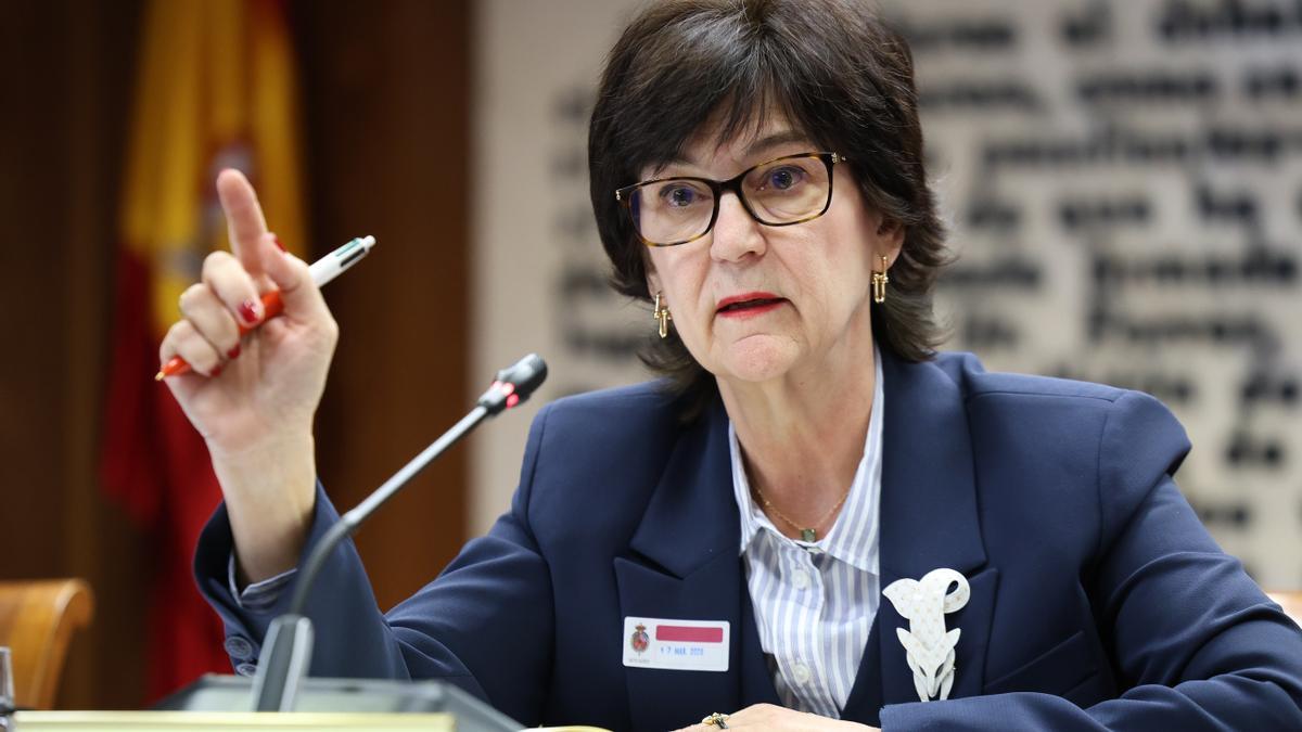 La presidenta de la Comisión Nacional de los Mercados y la Competencia (CNMC), Cani Fernández Vicién.