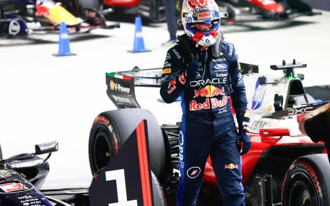Max Verstappen, en Singapur