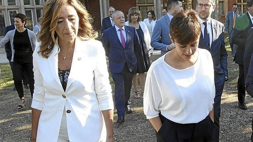 La consejera Garamendi y la ministra Rodríguez. | FOTO: BORJA GUERRERO