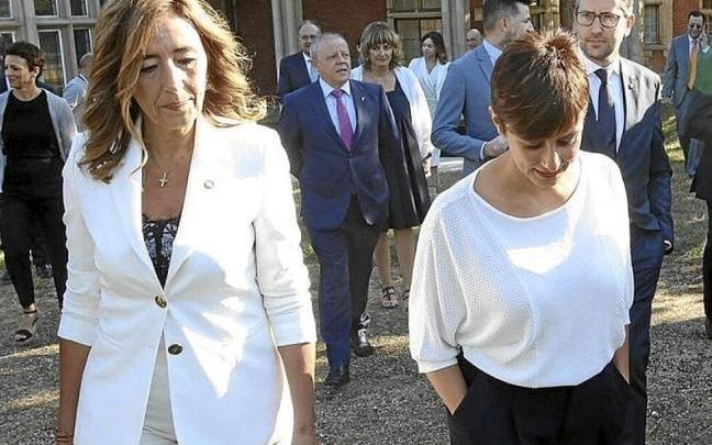 La consejera Garamendi y la ministra Rodríguez. | FOTO: BORJA GUERRERO