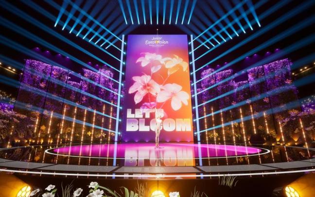 Escenario de la Caja Mágica para el Festival Eurovisón Junior. / RTVE Escenario de la Caja Mágica para el Festival Eurovisón Junior.