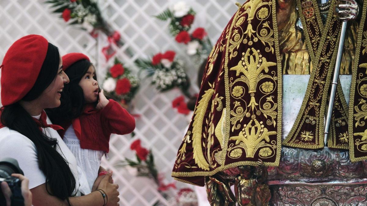 Ofrenda floral a San Fermín de 2022. Foto: Iban Aguinaga