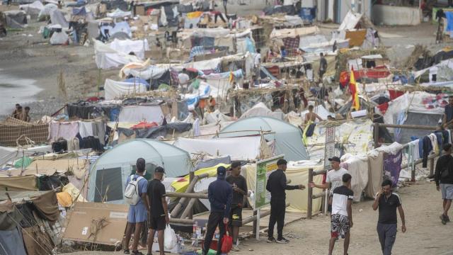 Imagen de Ceuta un mes después de la entrada masiva de migrantes.