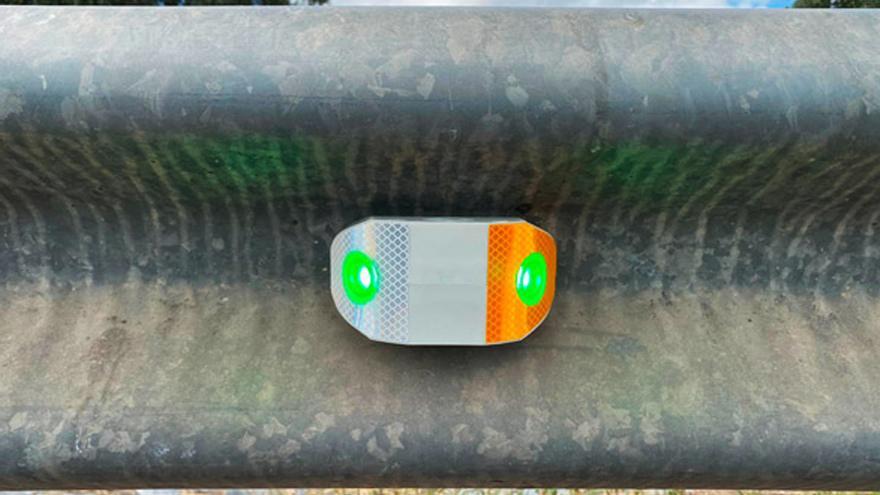 Iluminación en los 'quitamiedos'.