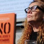 Cristina Fallarás durante la presentación de su nuevo libro 'No publiques mi nombre', en el Ateneo La Maliciosa, en Madrid. Carlos Luján / Europa Press