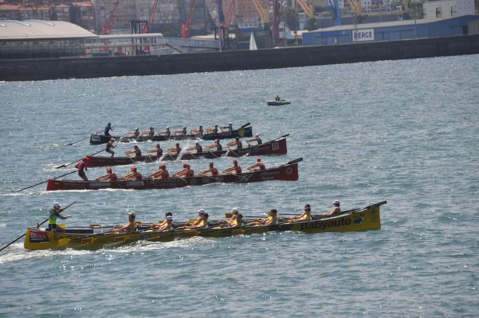 Imagen de una regata de la Liga ARC disputada en Getxo / La Marinera