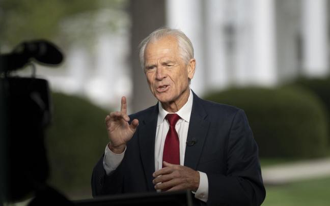 El asesor comercial de la Casa Blanca, Peter Navarro.
